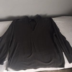 Grey 1/4 zip. Fleece